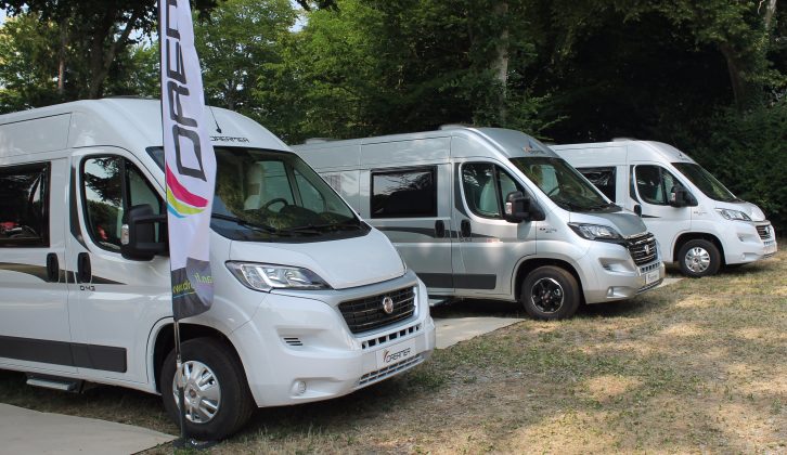 The Dreamer range is made up of 10 van conversions for the 2018-season – three are new