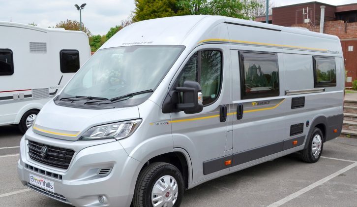 The XL LWB Fiat Ducato-based Tribute 680 has a 25-litre underslung gas tank