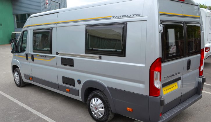 The Tribute van conversions are the entry-level models from Auto-Trail – the 680 is priced from £41,087 OTR