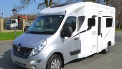 The Lunar Roadstar EL rides on the very manoeuvrable Renault Master and is powered by a 2.3-litre, Euro 6-compliant, turbodiesel engine with 128bhp