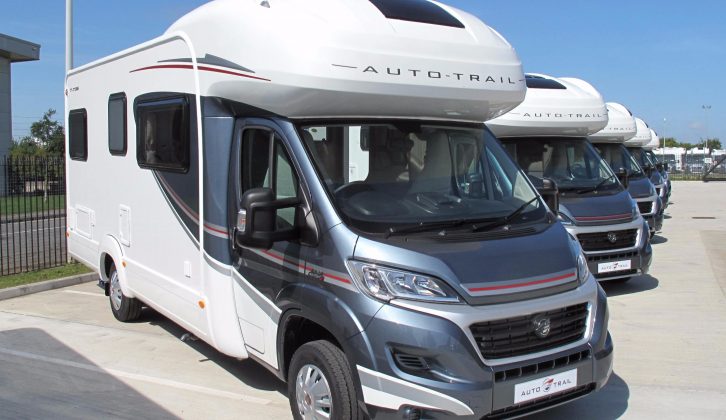 Metallic grey cabs are now a cost option on Tribute coachbuilts – and again the Auto-Trail branding is clear on this T-736