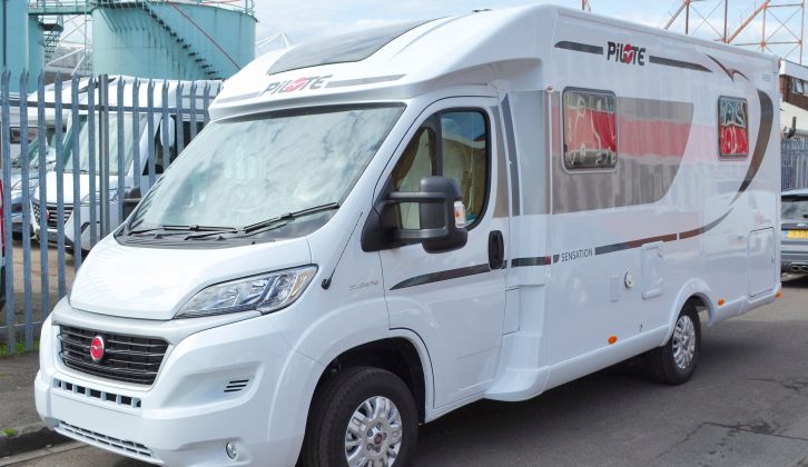 The Pilote Pacific P650U Sensation is a two-berth with four belted travel seats and an MTPLM of 3500kg