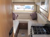 A triple-aspect rear lounge is also part of the optional ‘Sports’ pack, seen in this two-berth V-Line 635