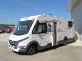 The new Roller Team Pegaso 740 has its habitation door on the UK nearside!