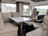 You get this plush lounge and fixed twin single beds in Adria's Sonic Supreme I 710 SL