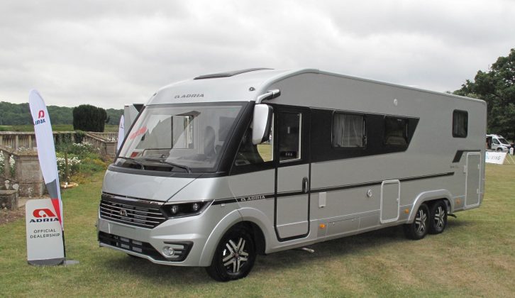The tandem-axle Adria Sonic Supreme I 810 SC is priced from £94,225