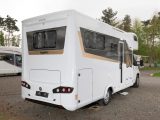 This 2017-season Frankia motorhome stands 3.19m (10'6") tall and is 7.52m (24'8") long