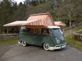 This extraordinary VW camper van would certainly turn heads when pitched on site!