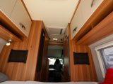And there's a handy amount of storage over that rear double bed in the CaraBus 601 DQ