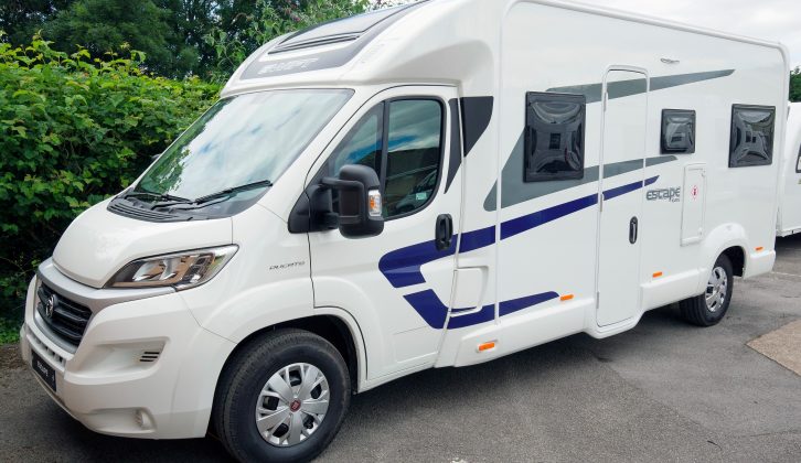 This six-berth 2017-season Swift Escape 685 is priced from £48,215 OTR (£49,910 as tested)
