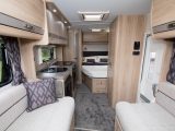 All Autoquest ’vans have ‘Everley in Espresso’ upholstery and Karnak graphite worktops for 2018