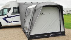 The Silhouette Grande takes plenty of cues from SunnCamp’s tent heritage, while this model is 250cm wide and 420cm deep