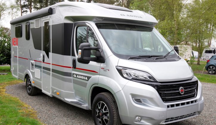 This Fiat Ducato-based 2017-season Adria is £57,990 OTR,
 £62,474 as tested – the Thule awning costs £675