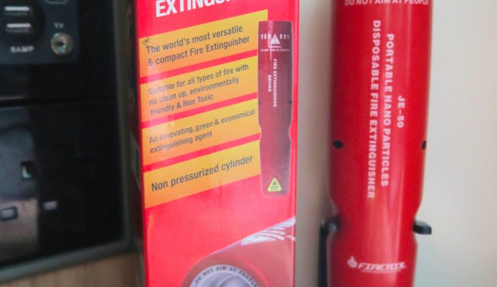 Firetool is a small extinguisher that can be used on most fires