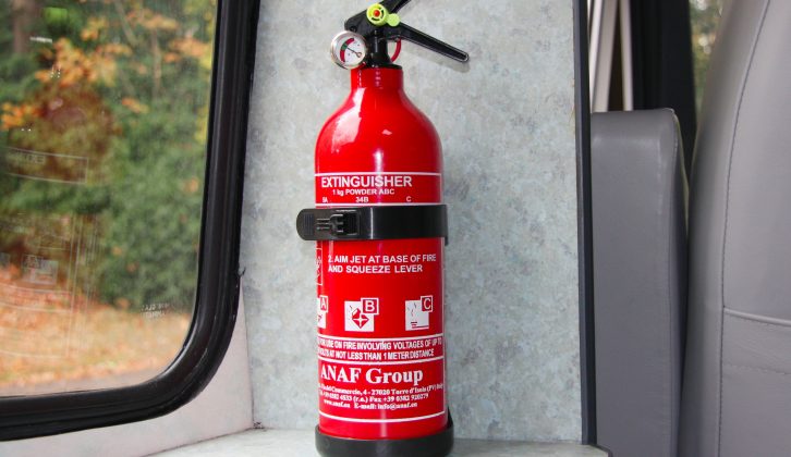 Do you have a conventional portable fire extinguisher in your motorhome? They are pressurised and require maintenance