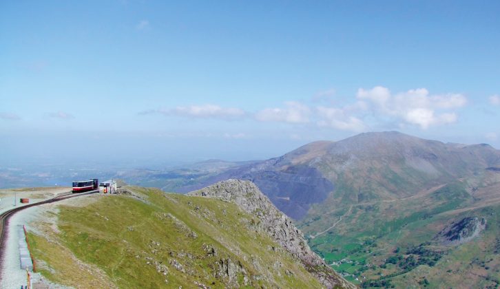 Snowdon’s Mountain Railway is the gentle option for reaching the summit and the UK’s highest café – read more in our National Parks special!
