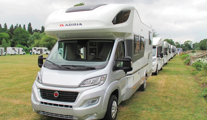 All new-season Adria Coral models have a huge Sky Lounge double panoramic window