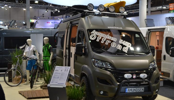 The four-wheel drive version of the Westfalia Amundsen 540D was revealed at the big German show