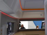 This large panoramic roof with light strips features in the VW California XXL concept, as well as underfloor heating