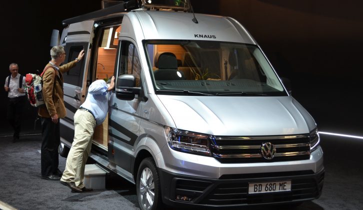 Knaus showed its new Boxdrive at this year's Caravan Salon Düsseldorf