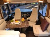 You get this spacious lounge in the Hymer B-Class SupremeLine 704