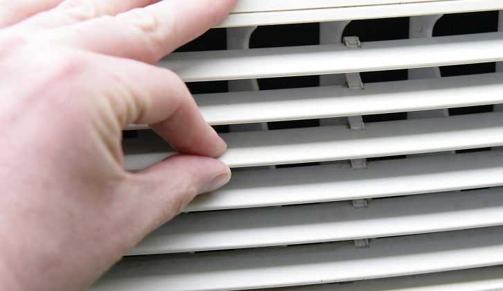 The horizontal louvres are often manually adjustable, so you can direct the airflow as required