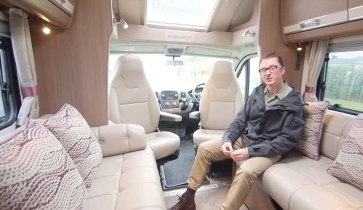 Champagne on the outside, comfy on the inside – our Niall reviews the 2018 Elddis Encore 254