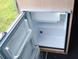 The 38-litre Vitrifrigo compressor fridge, tucked in under the worktop at the end of the kitchen unit, has mains and 12V sockets