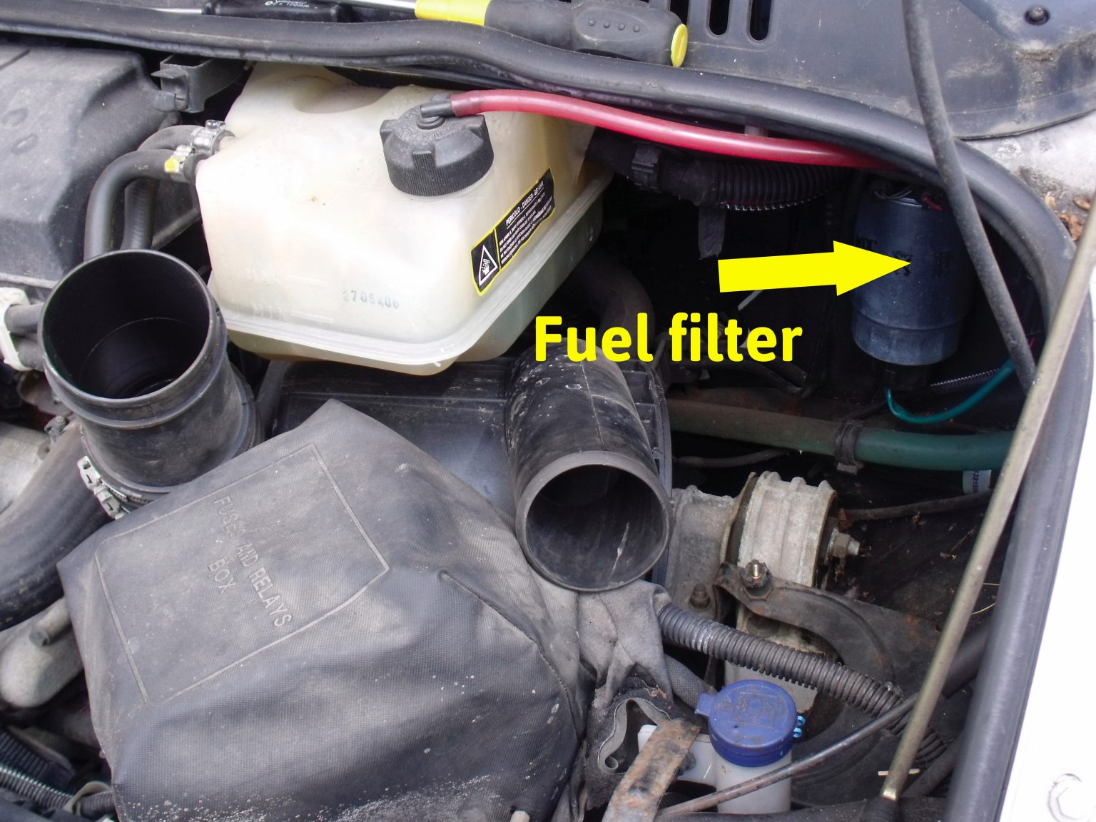 How to change air and fuel filters on a Fiat Ducato Practical Motorhome