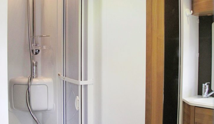 You also get a separate shower cubicle with bi-fold door and radiator
