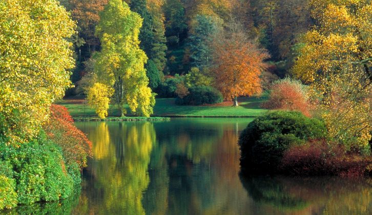 Stourhead's gardens are a real treat at this time of year, so why don't you visit Wiltshire this autumn?