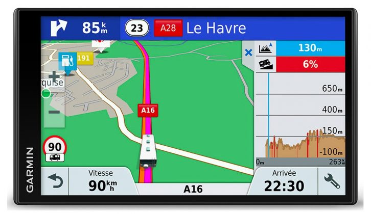 The Garmin Camper 770 LMT-D comes with detailed maps of the whole of Europe