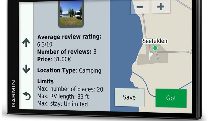 The campsite listings have plenty of information, to help you decide where to stay