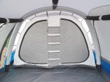 You get these useful pocket shelves between the two inner tent doors with this Olpro motorhome awning