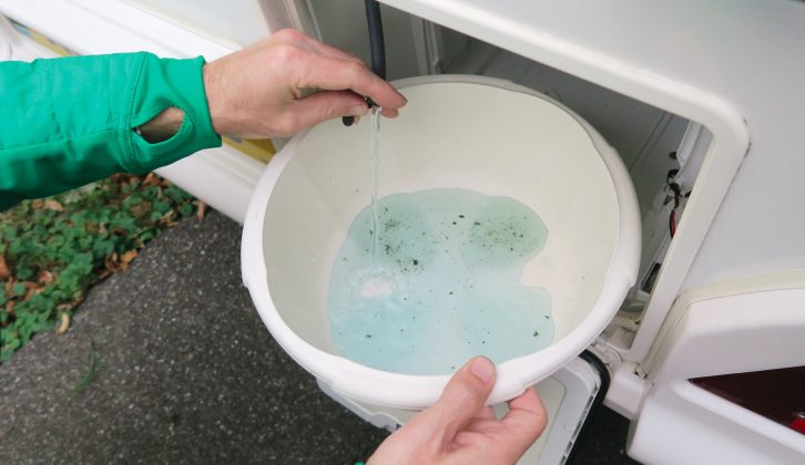 Don’t forget to drain down the flush-water supply over the winter, to avoid any potential frost damage