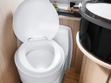 Thetford’s latest C220 cassette toilet is a more contemporary design, and has had improvements to maximise comfort