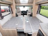 You'll have to make-up your own bed every day in the Elddis Accordo 105, but it is comfy and a good size