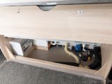 The fuse box and other kit situated under the offside sofa are all easy to access, because the entire seat base can be swung upwards