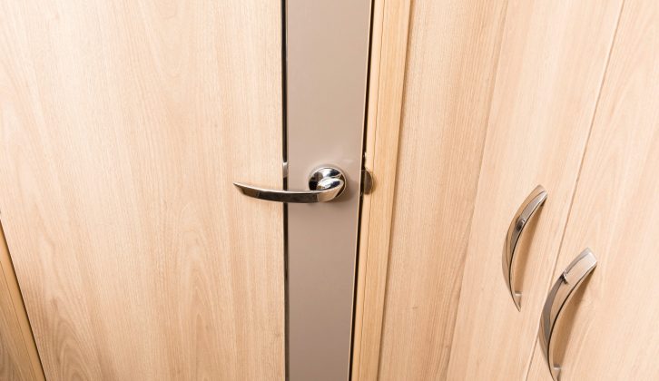 Here is another 2018-season change: the addition of this new, domestic-style washroom door handle