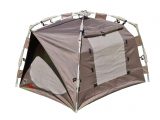 The Khyam K9 Dog Tent can be pegged to the ground and earned a three-star rating in our dog bed/pet carrier group test