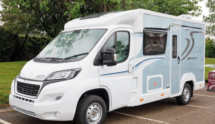 Pretty in blue, this month read our 2018 Elddis Accordo 105 review