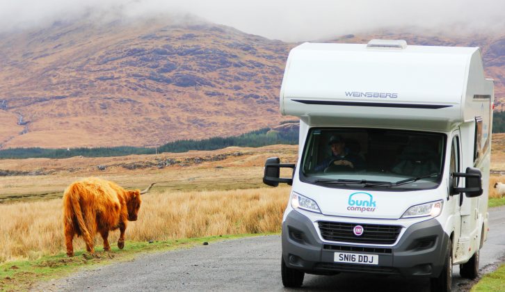 The Isle of Mull is beautiful, whatever the weather – and it's great for motorhomes