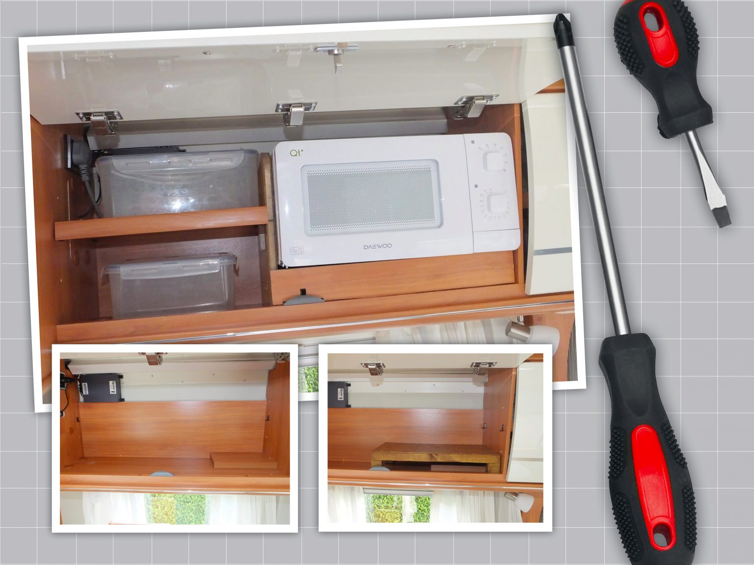 How to retrofit a microwave to your motorhome Practical Motorhome