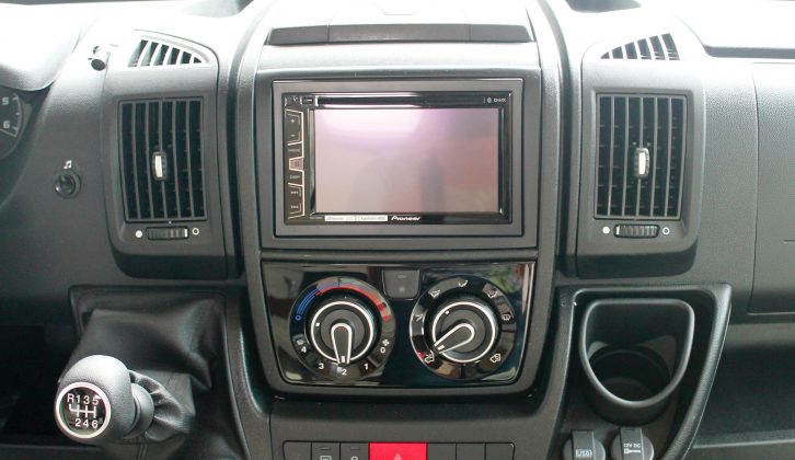 Cab kit added by the £1650 Select Pack includes cruise control, a passenger airbag, a reversing camera and more!