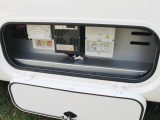 Rapido’s ‘Nova Box’ hatch arrangement provides straightforward exterior access to the fuse box and other electrical systems