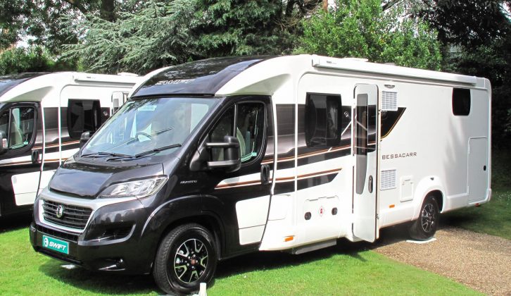 The ’van tested has an MTPLM of 3850kg, but there is a version with a 3500kg MTPLM (and a lower payload) – read more in our Swift Bessacarr 597 review