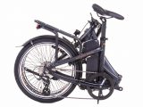 Once packed away, this electric bike measures 88cm x 80cm x 44cm and is easy to store in your ’van