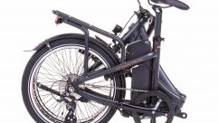 Once packed away, this electric bike measures 88cm x 80cm x 44cm and is easy to store in your ’van