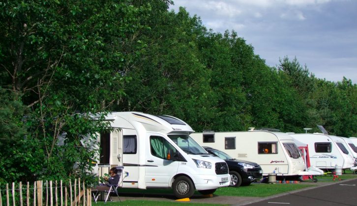 Dundonald Touring Caravan Park is just a few miles outside Belfast and is a super place to pitch