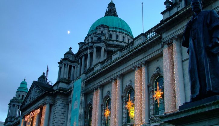 Why not visit Belfast for a winter holiday in your motorhome?